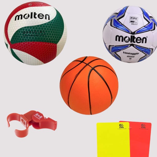 انواع لوازم ورزش های توپی